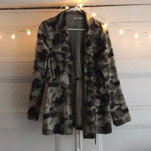 JustFab Camo Jacket size M
